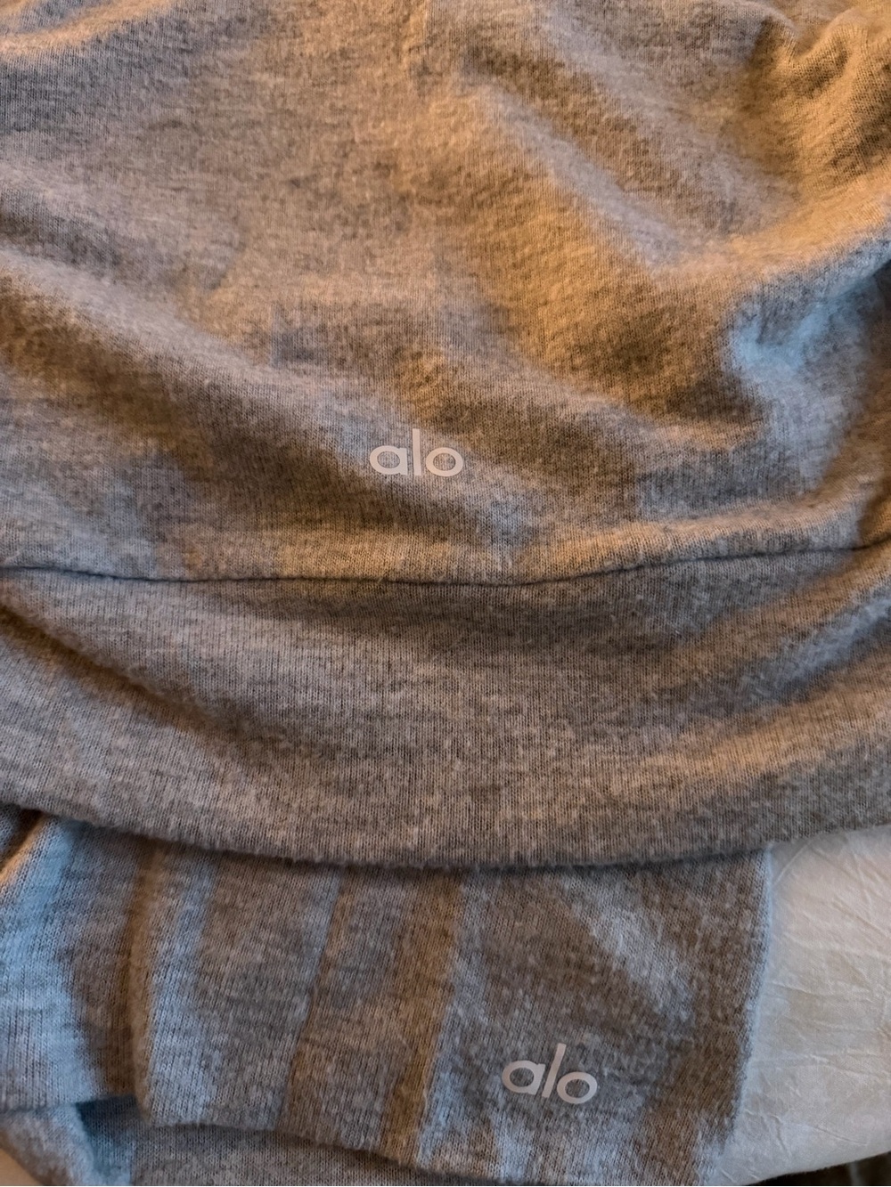 Alo Gray Athletic Two-Piece Set Like New